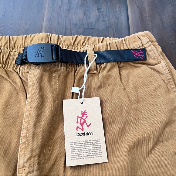 New With Tag Gramicci Women's Caramel/ Brown Pant 100% Cotton Size M - Picture 4 of 8